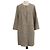 Autre Marque Giacca lunga in camoscio beige S'Max Mara