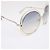 Chloé Chloe Gold,Light Blue Gradient Carlina Round Sunglasses - vista 5
