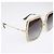 Gucci Occhiali da sole oversized sfumati Oro, Nero - vista 5