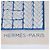 Hermès Bicolore Bleu Cotton Tresses H Print Sarong - vista 4