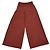 Max Mara Brown Rust Silk Drawstring Wide Leg Pants