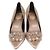 Décolleté Efflorescence in raso rosa Roger Vivier