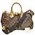 Louis Vuitton Stephen Sprouse Borsa Duffle Monogram Leopard - Oro Metallizzato - vista 2