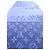 Sciarpa Louis Vuitton Monogram in lana e cashmere blu - vista 12