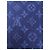 Sciarpa Louis Vuitton Monogram in lana e cashmere blu - vista 6