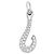 Pendente Pomellato, "Amo", oro bianco e diamanti.
