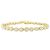 Autre Marque Bracciale linea in oro giallo e diamanti.