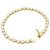 Autre Marque Bracciale linea in oro giallo e diamanti. - vista 2
