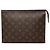 Necessaire 26 Louis Vuitton Monogram marrone Borsa clutch