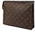 Necessaire 26 Louis Vuitton Monogram marrone Borsa clutch - vista 2