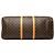 Borsa da viaggio Louis Vuitton Monogram Keepall 60 Marrone - vista 3