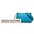 Borsa a tracolla Louis Vuitton Monogram Taurillon Triangle Blu - vista 12