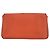 Fendi Borsa a tracolla Micro Baguette in pelle arancione con catena - vista 3