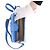 Jacquemus Borsa Mini Bambino in pelle blu - vista 7