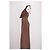 Autre Marque MESHKI Maxikleid braun mit tiefem Ausschnitt - Ansicht 3