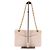 Borsa a mano Chanel in tessuto beige - vista 4