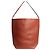 The row Schultertasche aus braunem Leder