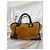 Borsa Loewe Amazona in camoscio e pelle marrone - vista 2