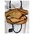 Borsa Loewe Amazona in camoscio e pelle marrone - vista 6