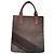 Céline Celine Monogram Canvas Shopper Braun