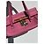 Borsa a tracolla Gucci Bamboo Bullet rosa - vista 5