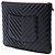 Chanel Black Medium CC Chevron Lambskin O Case Clutch - vista 2