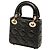 Dior Black Micro Lambskin Cannage Lady Dior - vista 2