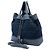 Zaino Chanel Blue Quilted Denim Medallion - vista 2