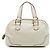 Bamboo Borsa Gucci in pelle di vitello bianca con bambù