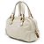 Bamboo Borsa Gucci in pelle di vitello bianca con bambù - vista 2