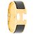 Bracciale Hermès Clic Clac H PM Largo in Smalto Nero - vista 4