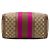 Borsa Boston Gucci Beige Medium GG Canvas Web Joy - vista 3