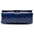 Chanel Blue Quilted Crinkled Patent Reissue 2.55 Double Flap 226 - vista 3