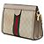 Gucci Borsa a tracolla con catena Ophidia Small GG Supreme Web Marrone - vista 2