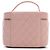 Necessaire Chanel Pink CC Quilted Caviar Vanity Case - vista 2