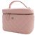 Necessaire Chanel Pink CC Quilted Caviar Vanity Case - vista 8