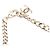 Bracciale a catena Chanel Gold CC placcato oro e ottone Strass - vista 4