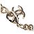 Bracciale a catena Chanel Gold CC placcato oro e ottone Strass - vista 5