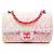 Chanel Mini Rectangular Tweed Single Flap Bianco