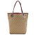 Gucci Beige Large GG Canvas Eclipse Tote