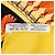 Foulard di seta Hermès Yellow Brazil 90 - vista 5