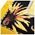 Foulard di seta Hermès Yellow Brazil 90 - vista 6