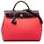 Hermès Red Toile Herbag Zip 31