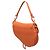 Borsa Saddle Dior in vitello ultra opaco arancione - vista 2