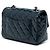 Chanel Blue Mini Rectangular Classic Patent Single Flap - vista 2