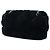 Chanel Black Medium Quilted Terry Cloth Coco Beach Flap - vista 2
