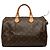 Louis Vuitton Brown Monogram Speedy 35