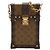 Louis Vuitton Brown Monogram Reverse Pochette Trunk Verticale