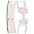 Hermès Clic H Armband PM schmal, weißes Emaille - Ansicht 4