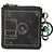 Portachiavi e portamonete Louis Vuitton Black Fragment Monogram Eclipse Floppy Disk